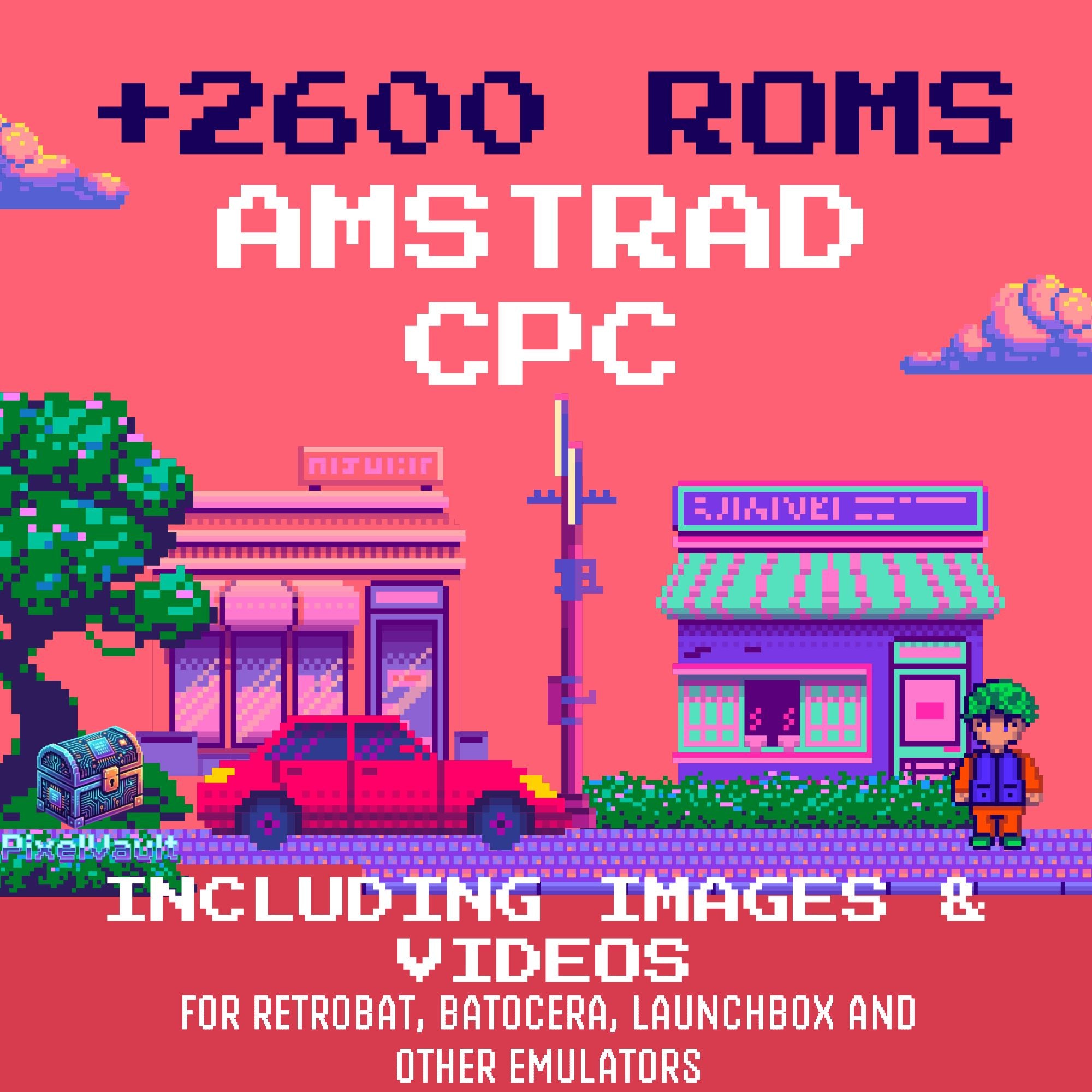 AMSTRAD CPC ROMs Pack - 2600+ AMSTRAD CPC Games for Emulators