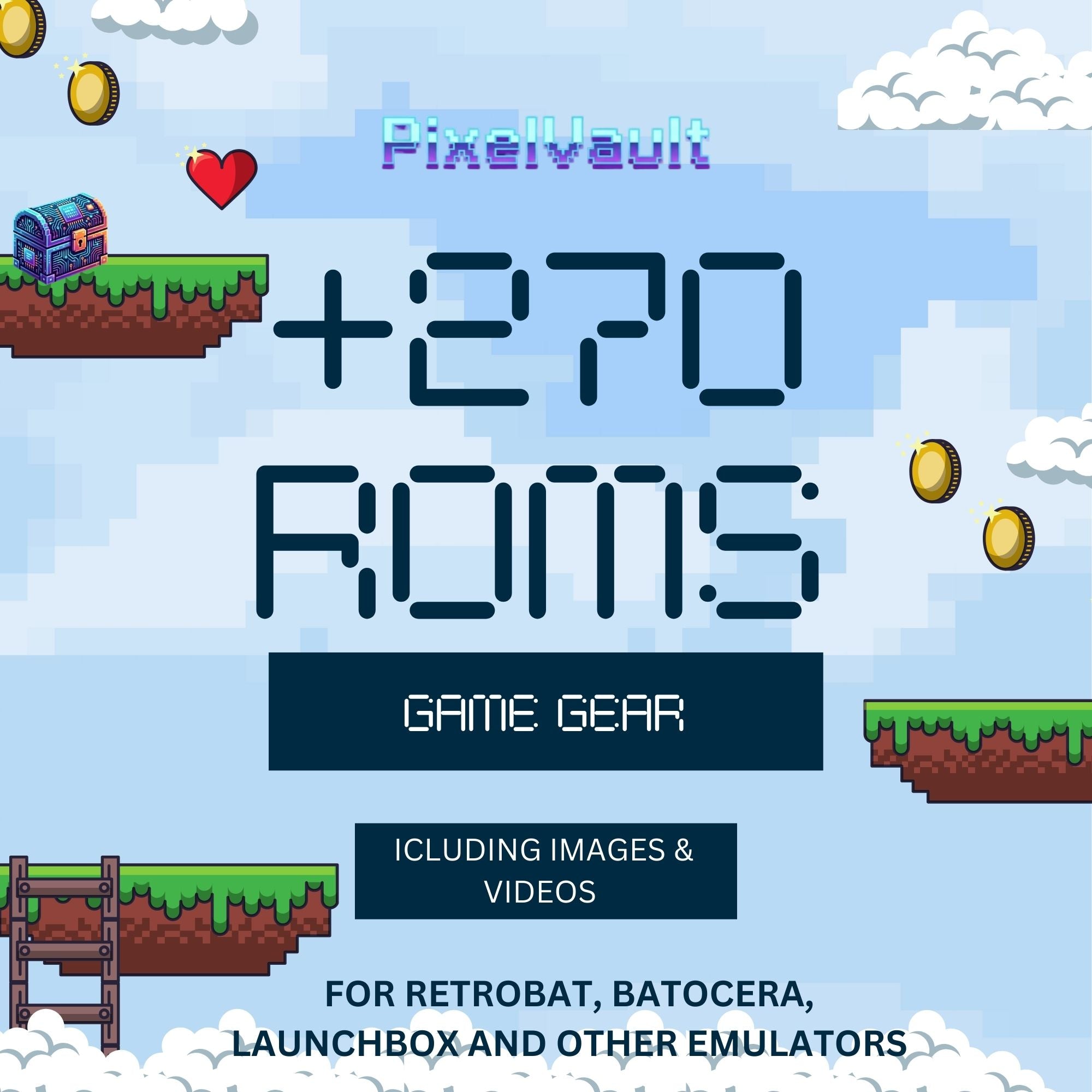 GAME GEAR ROMs Pack - 270+ GAME GEAR Games for Emulators