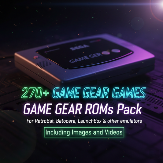 270+ GAME GEAR ROMs Pack - Games for Emulators
