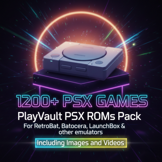 1200+ PSX ROMs Pack - Games for Emulators